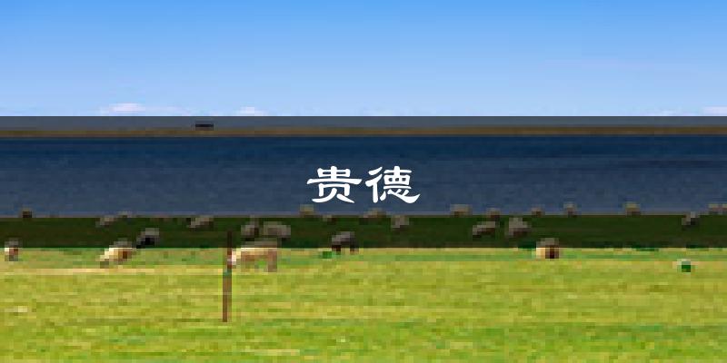 贵德天气预报未来一周