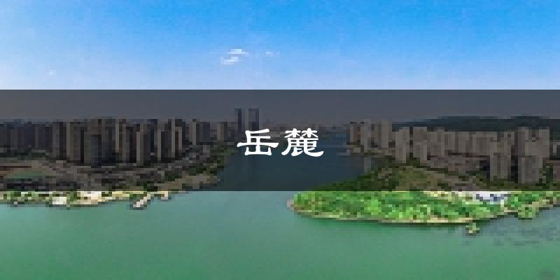 长沙岳麓天气预报未来一周