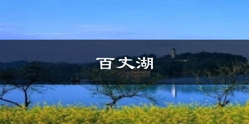 百丈湖今日天气
