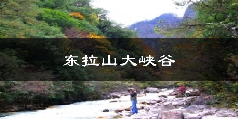 东拉山大峡谷气温